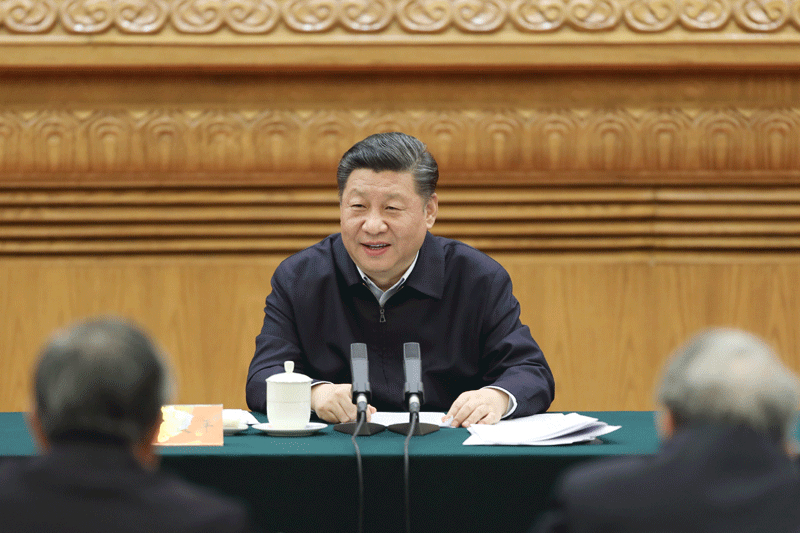 2019年3月18日，習(xí)近平總書記在北京主持召開學(xué)校思想政治理論課教師座談會并發(fā)表重要講話。